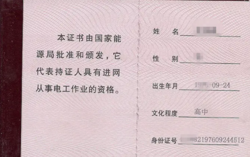 电工复审过期